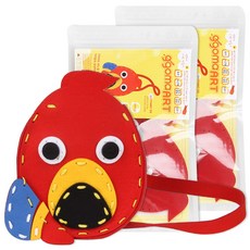 小藝術 縫紉遊戲 鸚鵡斜背包 2入, 混合色