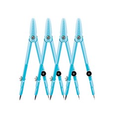 deLi 合金支架圓規 藍色 E8607, 4個