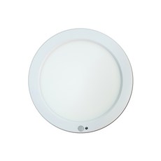 Tantantech LED智能邊緣圓形感應玄關燈 20W, 燈泡(晝白色), 燈罩(白色), 1個