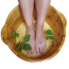 香柏木足浴桶, 1個, 混合色