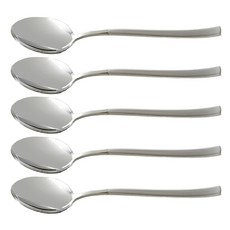 韓國製骨瓷餐匙, 單一顏色, 5個