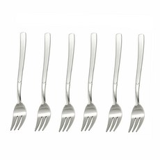 韓國製Bone茶叉, 單一顏色, 6個