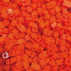 素色拼豆積木補充包 500入, 橘子