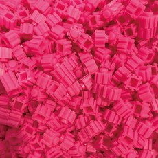 素色拼豆積木補充包 500入, 粉色的