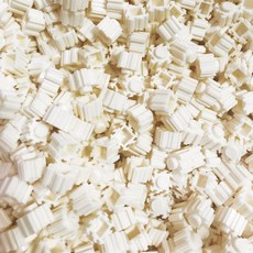 Brick World Tok Tok Play 顏色變形塊拉鍊支架補充裝 500p, 白色的