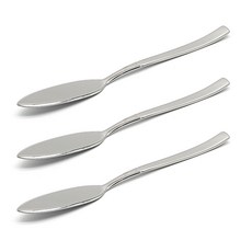 國產骨頭奶油刀 3p 套裝, 單一顏色, 1套