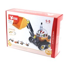 MAGKINDER Edu Block 推土機 5 合 1 38p, 混色