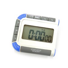 UiNS 數位4頻道計時器 2530, 混合顏色, 1個