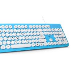 TGTrigem 有線鍵盤, TG-K8600U, 藍色, 一般型