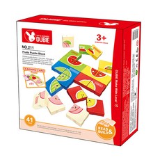맥킨더블럭 과일퍼즐 41p, 혼합색상, 1개