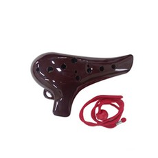 Ellise 音樂中音 C 陶笛, EAO-180AC, 紫色的