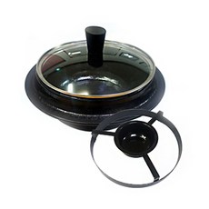 Jangmonim Gamasot 雙層料理鍋+鍋架, 20 x 9.6 厘米, 混色