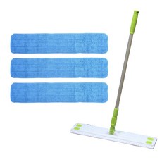 A-Clean Pusher Cleaner 白色+綠色大號60cm+吹紗墊藍色3p套裝, 1套