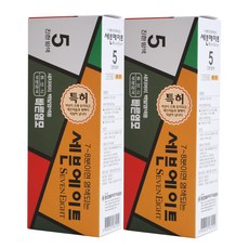 Seven Eight 無香料白髮試用染髮劑, 5號(深栗棕), 2盒