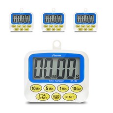 코지마 사토 디지털 타이머 BT-182, 혼합색상, 4개