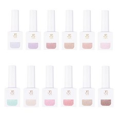 Gracia Japan 綜合珠光美甲油 11ml 12款, 混色, 1套
