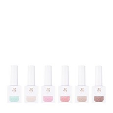 Gracia Japan Collection Ivy Nail Color Shimmer Prism Mint Set 11ml x 6 Pieces Set, JBI207,JBI208,JBI209,JBI210,JBI211,JBI212, 1組