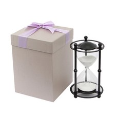 金屬款計時沙漏 30分鐘, 白色的