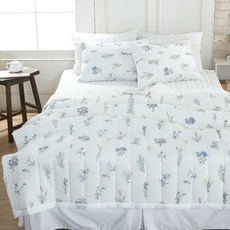 gBEDDING Dear清新花卉泡泡紗夏季薄被寢具組