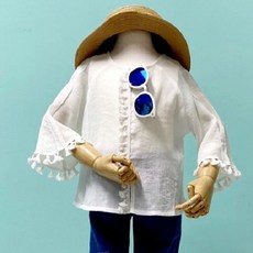 WISHKIDS 女款素色襯衫