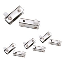 Choice五金 玻璃鉸鏈 珀斯納鎳 2入, 4套