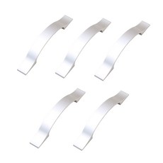 Choice五金 家具用雙孔背面固定把手 銀色 96, 5個