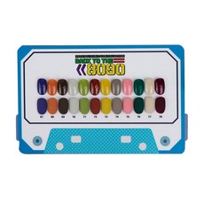 從指甲回到 8090 彩色凝膠 12 組, 混色, 1套