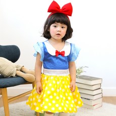 Little rabbit 女童白雪公主造型洋裝