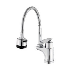 DOOJIN 廚房單孔伸縮水槽水龍頭 DS640 鉻色, 1個