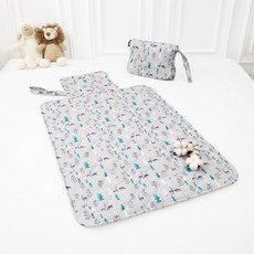 Coney Island 便攜式尿布墊, 挪威馴鹿款, 1個