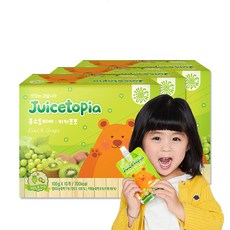 Papa Zoo's Juicetopia水果凍飲 10入, 青葡萄口味, 3盒