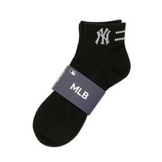 MLB 男性用領口標誌短襪3雙組