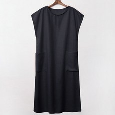 BONBONSTORY 寬鬆口袋孕婦連身裙