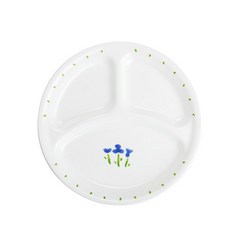 Corelle 康寧 3格花朵印花分隔盤, 混色, 1個