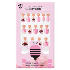 데싱디바 매직프레스 뉴 키즈 어린이 네일팁세트, 컵케이크, 1개