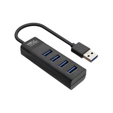 컴스 4포트 USB 3.0 무전원 허브, TB025, 1개