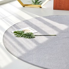 initium 雙色紗圓形防滑地墊