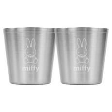 米菲不銹鋼雙杯, 單色, 2個, 200ml