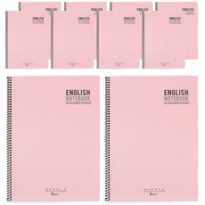 b fancy 1000 英語春季筆記, 粉色, 10個