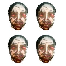 驚悚造型面罩 4個入, 混色