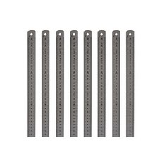 블루마토 스틸자 I-6 30cm, 혼합색상, 8개