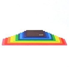 木樓梯粉彩學習工具 KS5914, 彩虹色