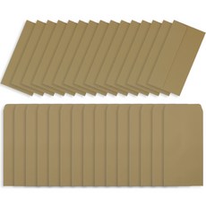 2Youngdesign 彩色信封 橫式 15入 + 直式 15入, 棕色, 1套