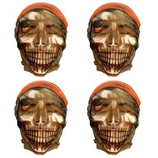 嚇人面具 4入, 4 骨架