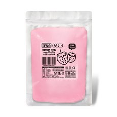 아이펀샌드 컬러 모래, 분홍색, 700g, 1개