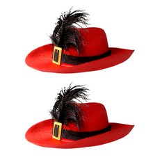 Stupid 三劍客帽, 紅色, 2個