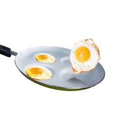 單柄不沾4格煎蛋鍋, 24厘米, 1個