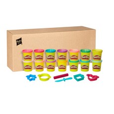 플레이도우 컬러 도우 8p + 스파클 도우 6p + 찍기틀 4p + 밀대 + 나이프 세트, 1개