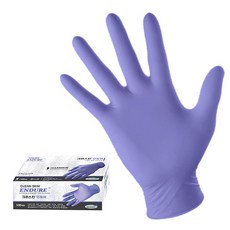 Clean Skin 耐久丁腈手套 S, 藍紫色, S, 1盒