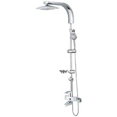 다인이엔지 크롬 로미오 일체형 해바라기 샤워기 DB3090CR, 1세트